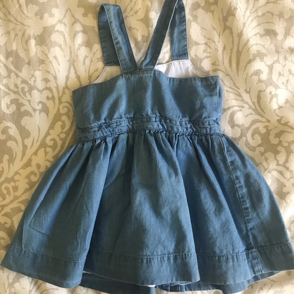 EUC Baby Gap toddler girl soft denim dress - Picture 3 of 3